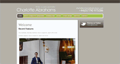 Desktop Screenshot of charlotteabrahams.com